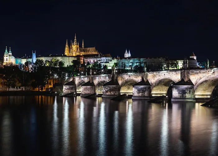 Charming Riverside By Charles Bridge * Prága